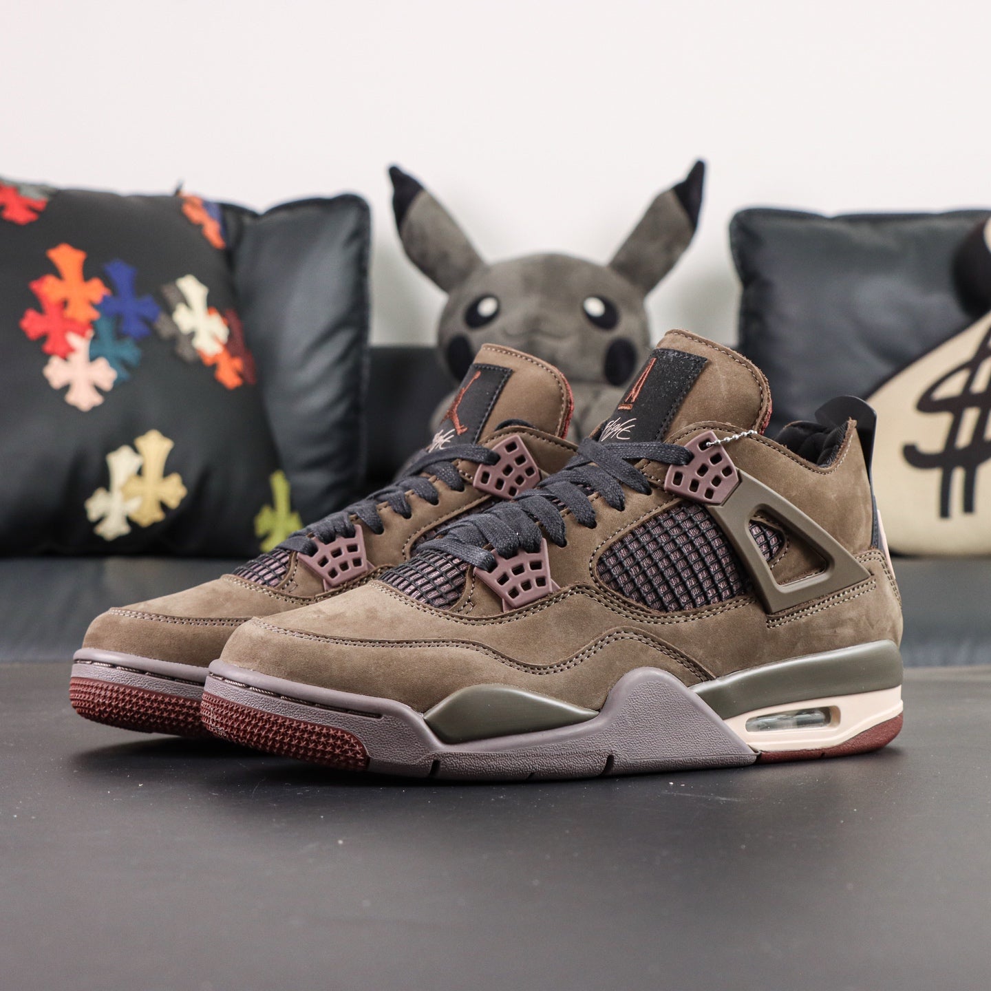 Jordan 4 x A Ma Maniere 'Dark Mocha'