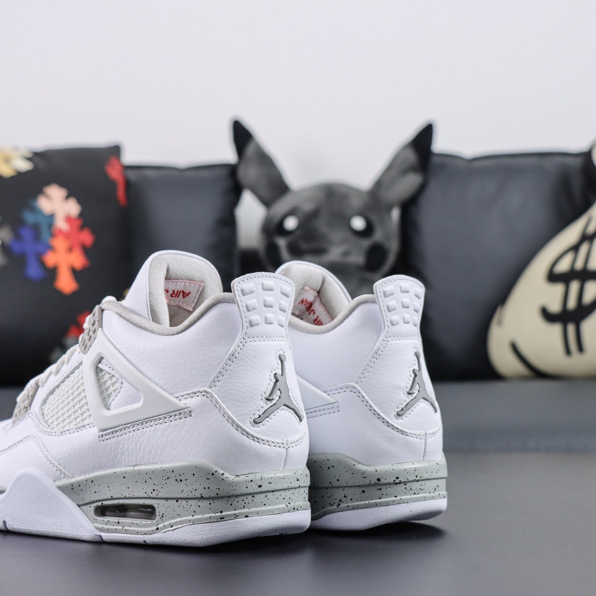 Jordan 4 Retro 'White Oreo'
