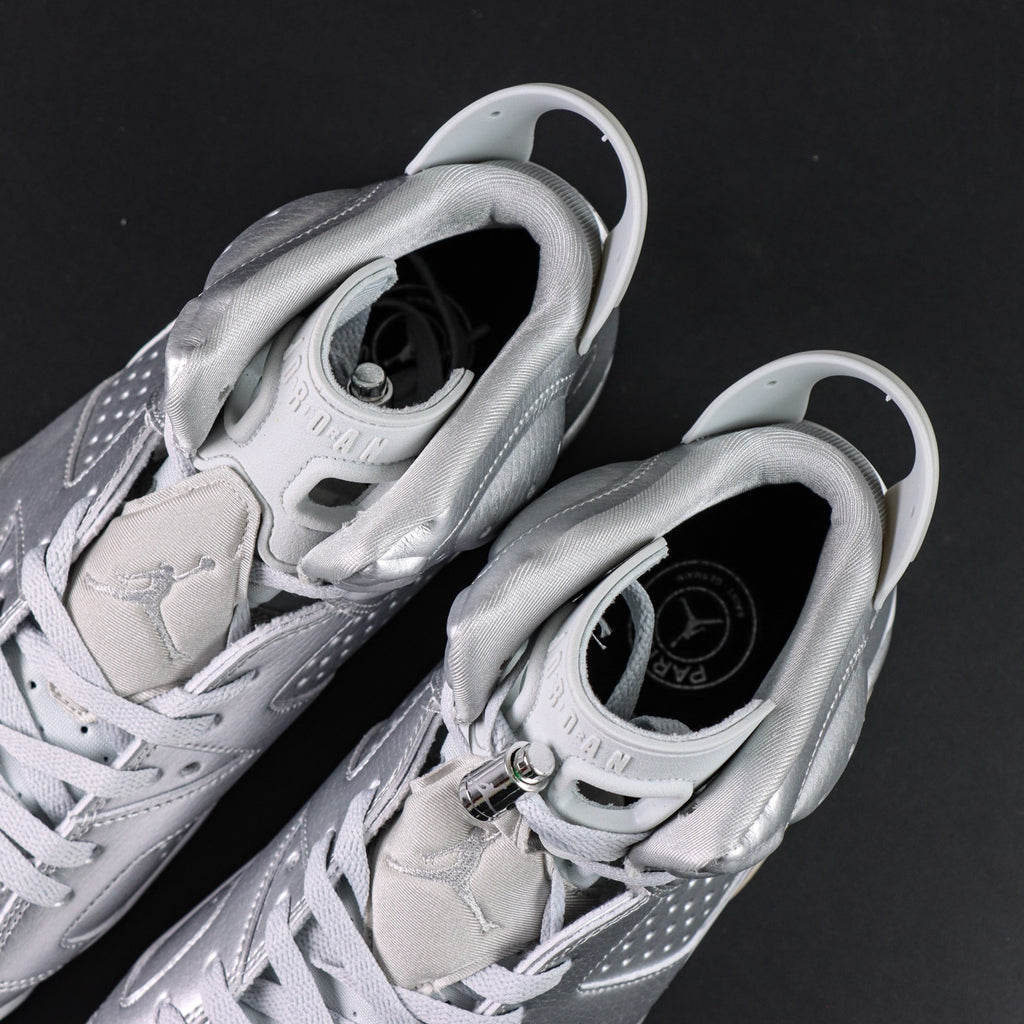 Jordan 6 x Paris Saint-Germain PSG 'Metallic Silver'
