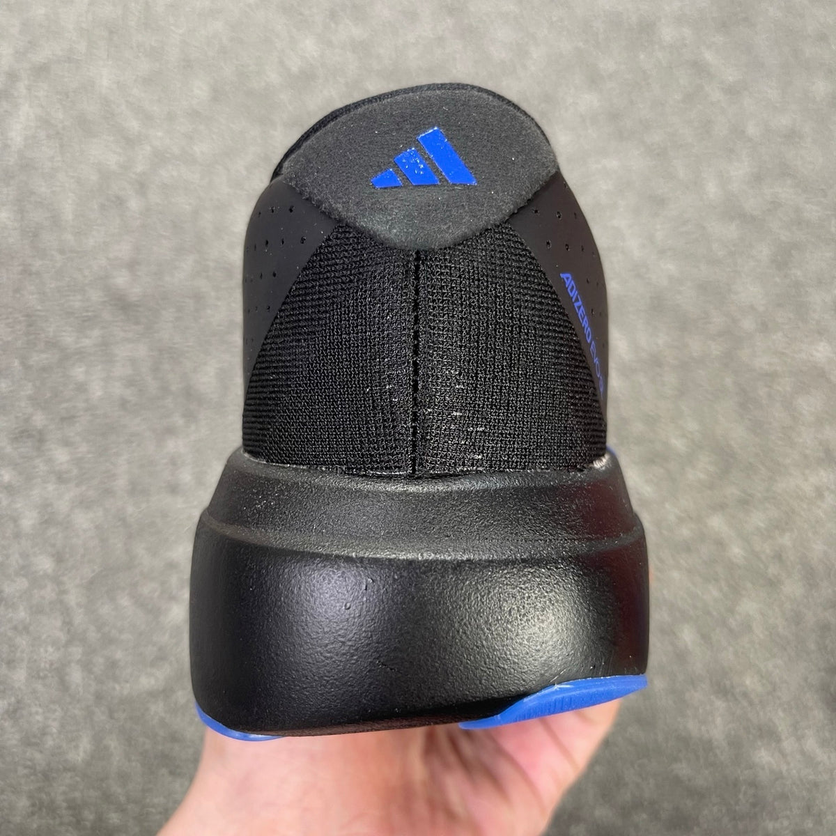 adidas Adizero Evo SL Core Black / Lucid Ray Blue