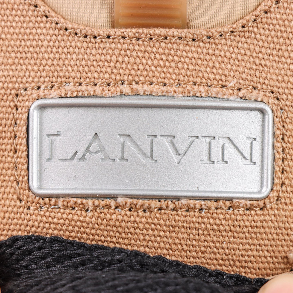 LANVIN CURB SNEAKER Camel/Amber
