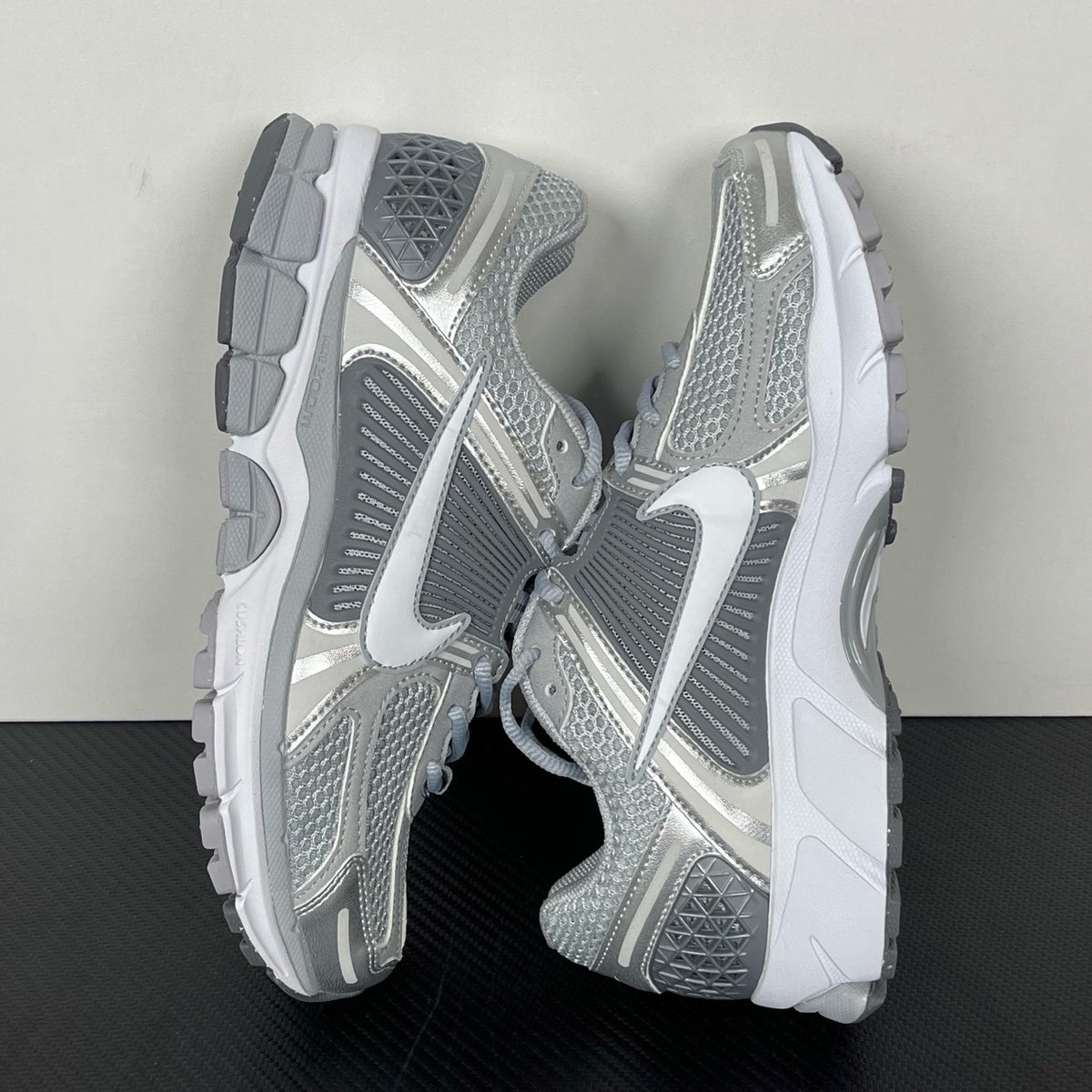 NIKE AIR ZOOM VOMERO 5 silver and grey Cool Grey, Wolf Grey, or Metallic Silver
