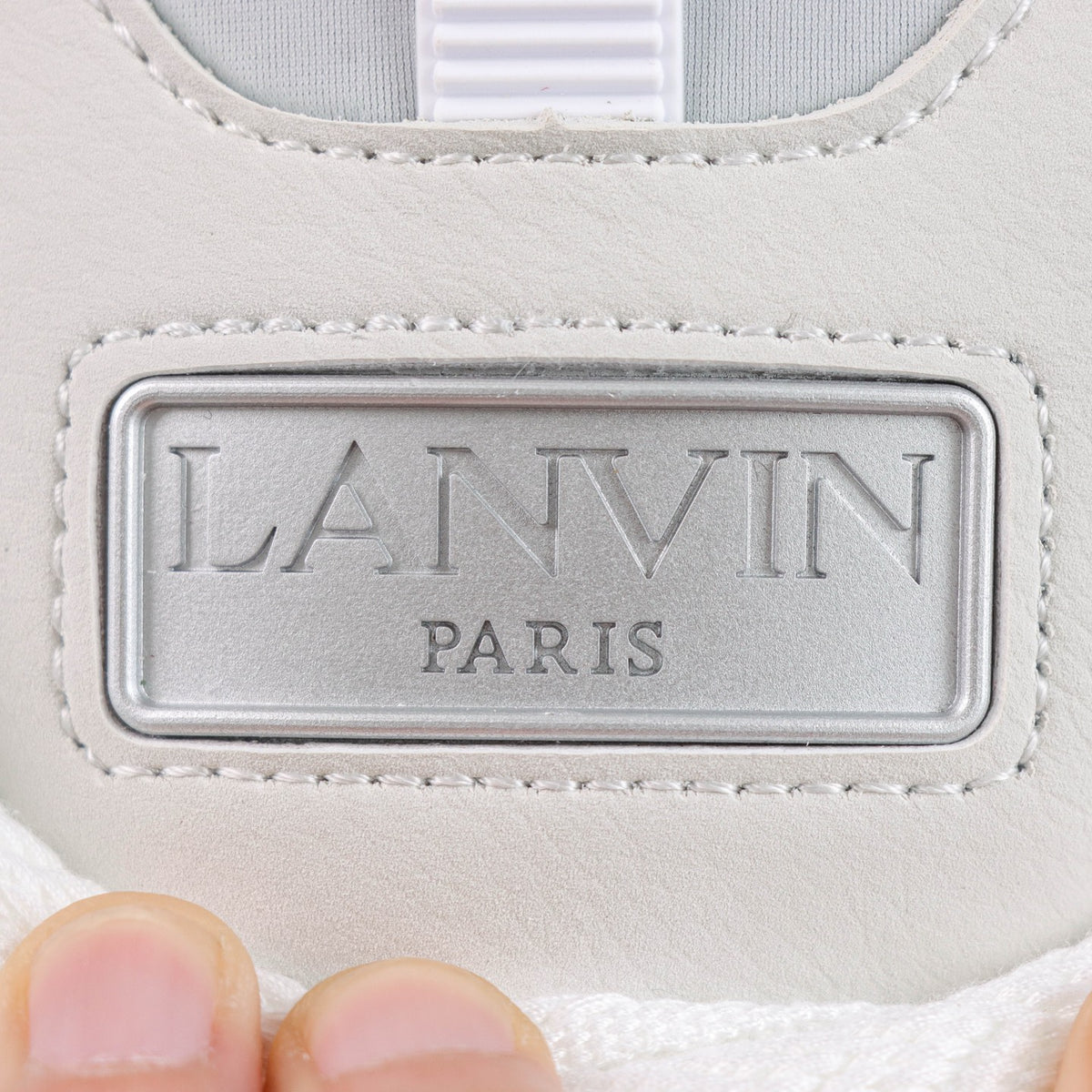 LANVIN CURB SNEAKER TRIPLE WHITE