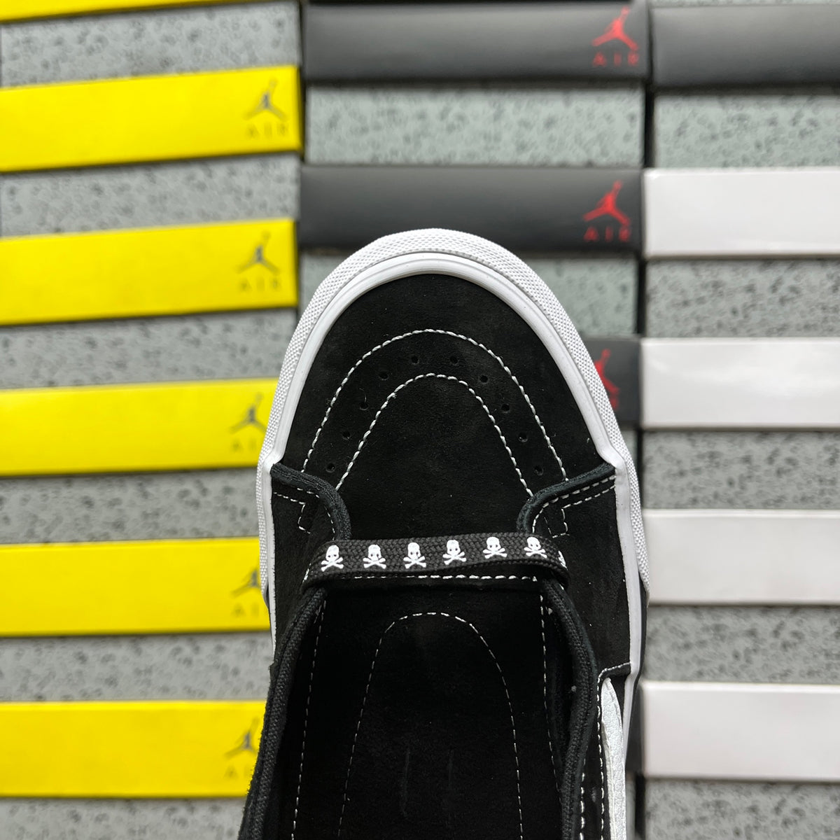 VANS SK8-MID BLACK WHITE