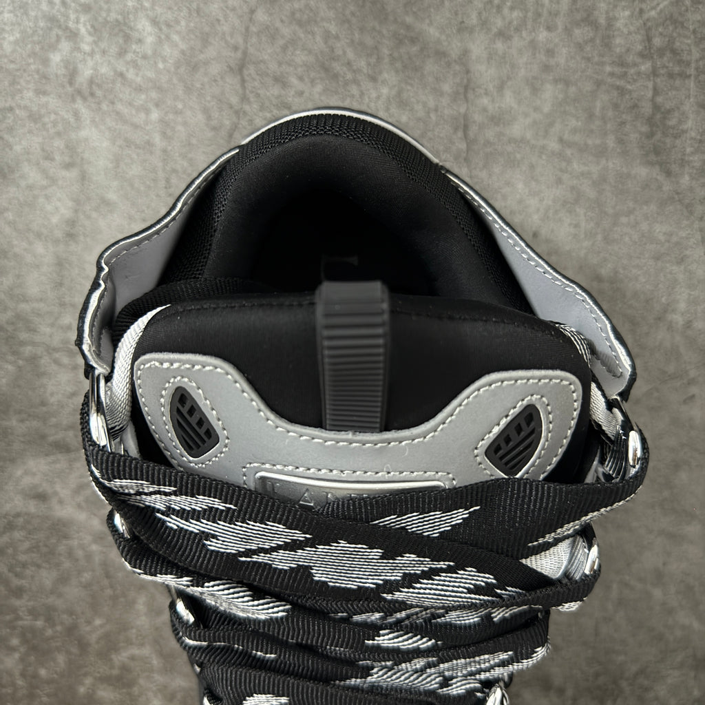 LANVIN CURB SNEAKER black and grey