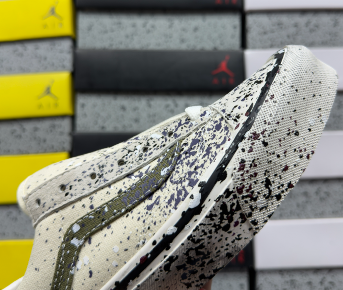 VANS SK8-LOW PAINT SPLATTER TURTLE DOVE