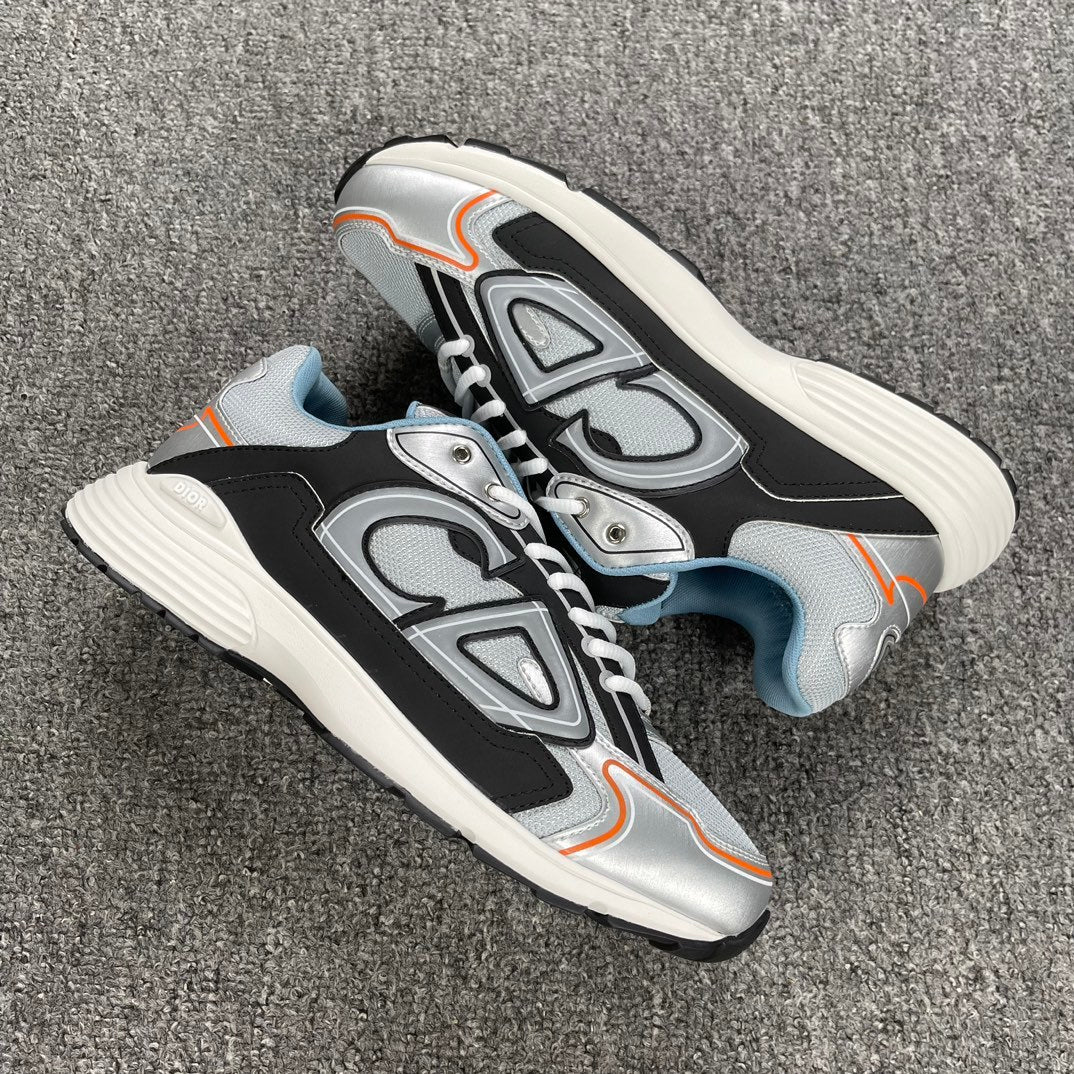 DIOR B30 SNEAKER Silver Dark BLACK
