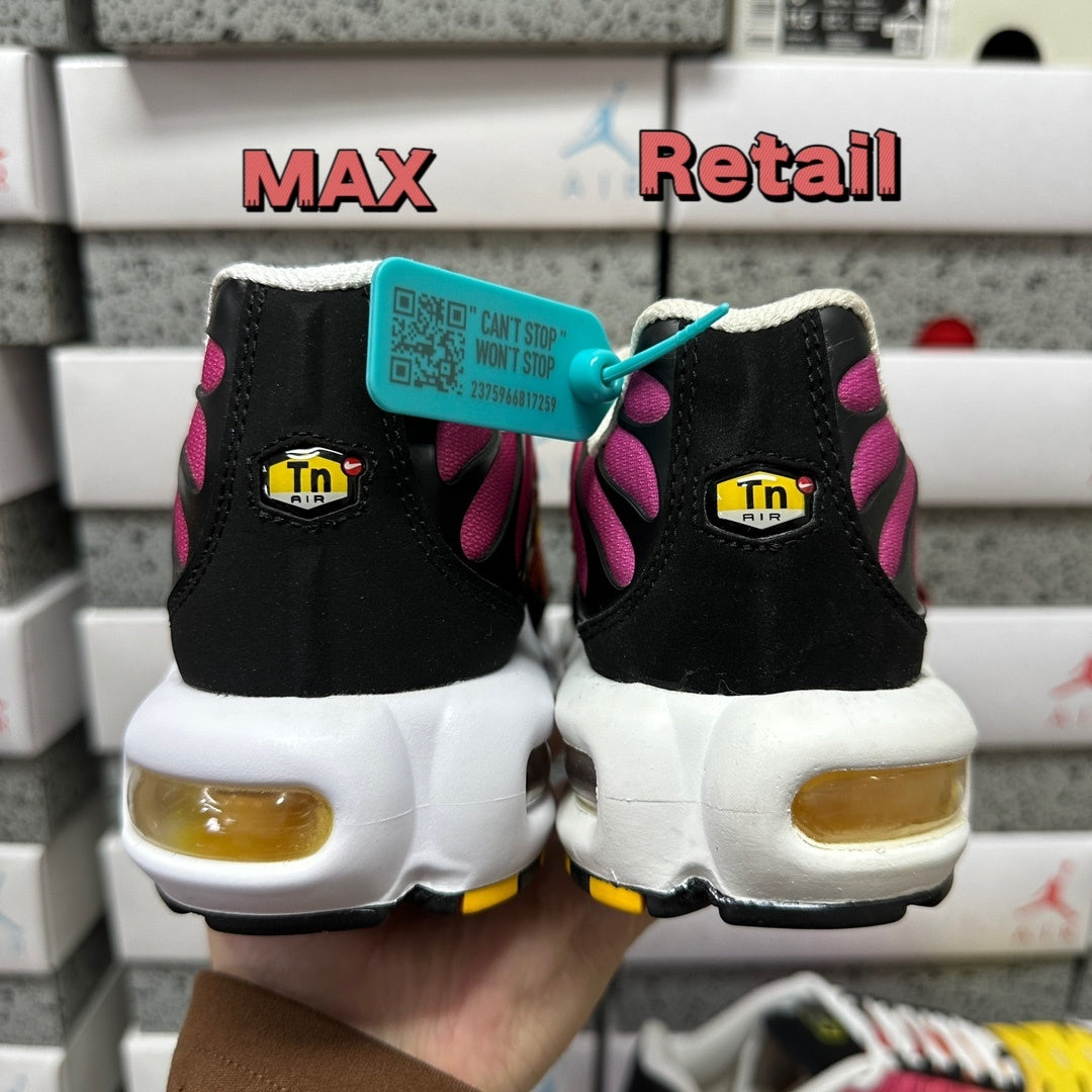 NIKE AIR MAX PLUS Yellow Pink Gradient