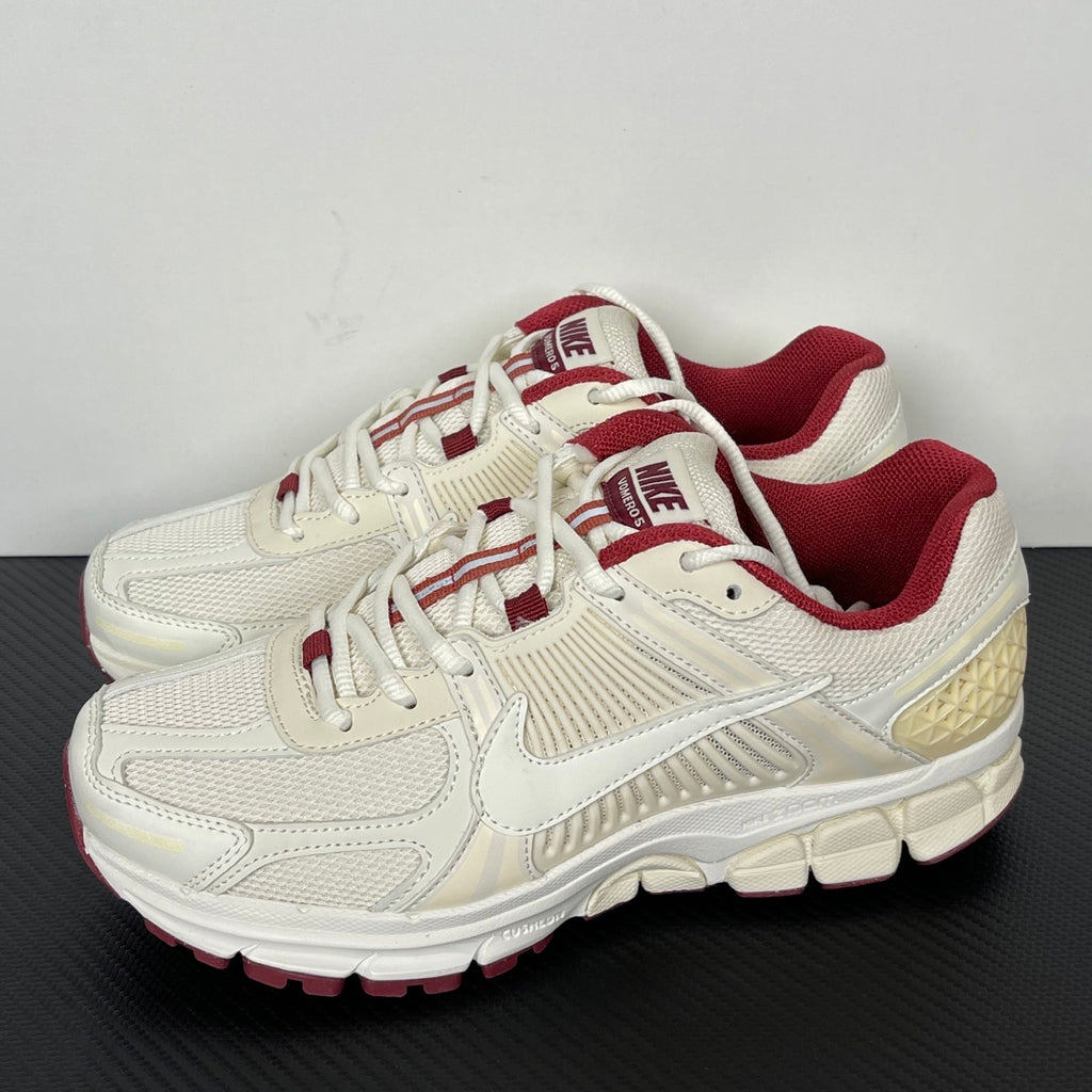 NIKE AIR ZOOM VOMERO 5 "Valentine's Day" Coconut Milk, White, Dragon Red, and Soft Pink