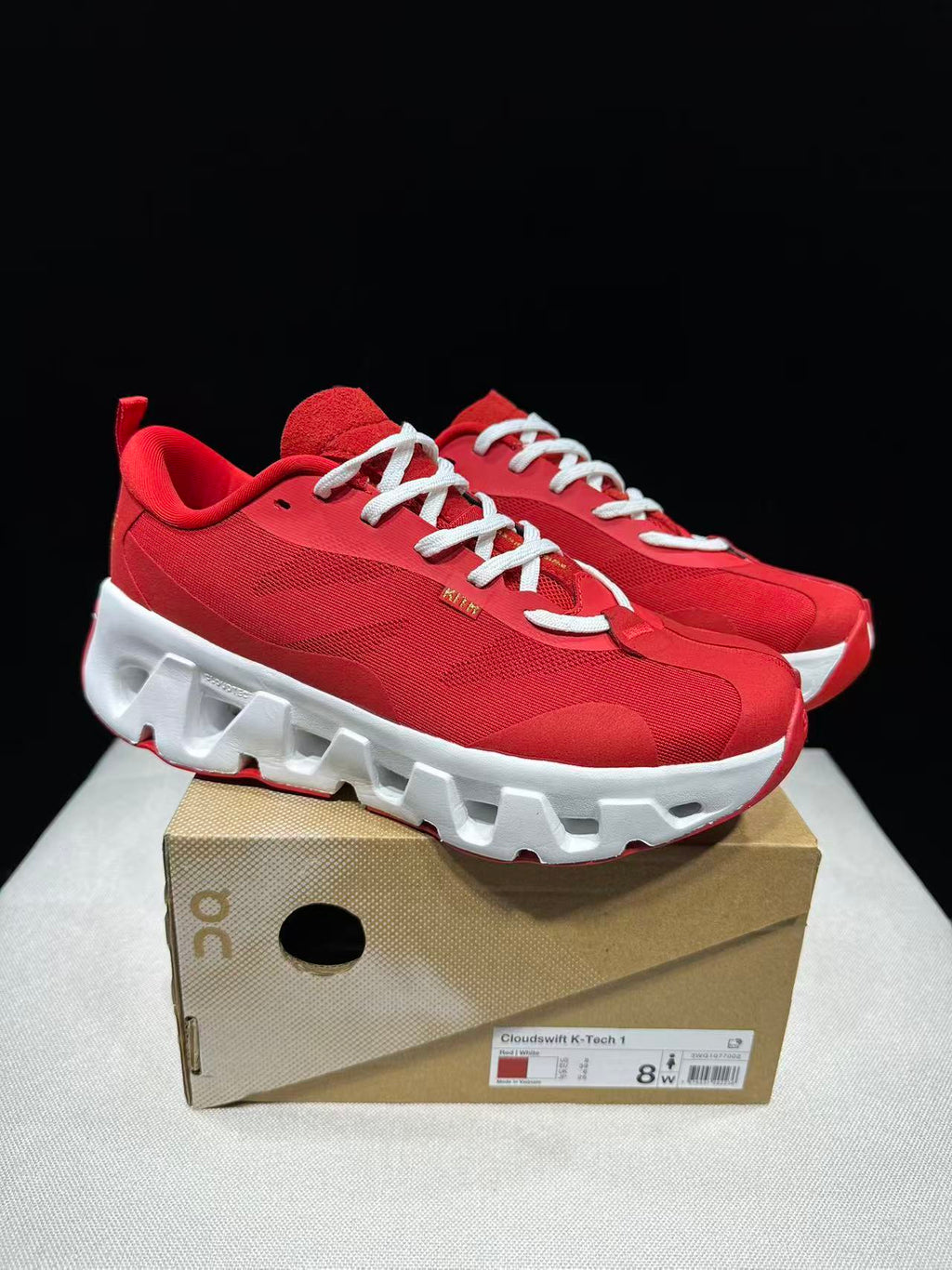 ON - KITH K TECH 1 RED WHITE