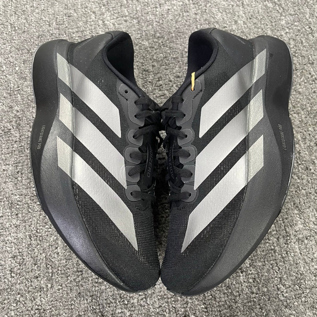 adidas Adizero Evo SL Core Black and Silver Metallic