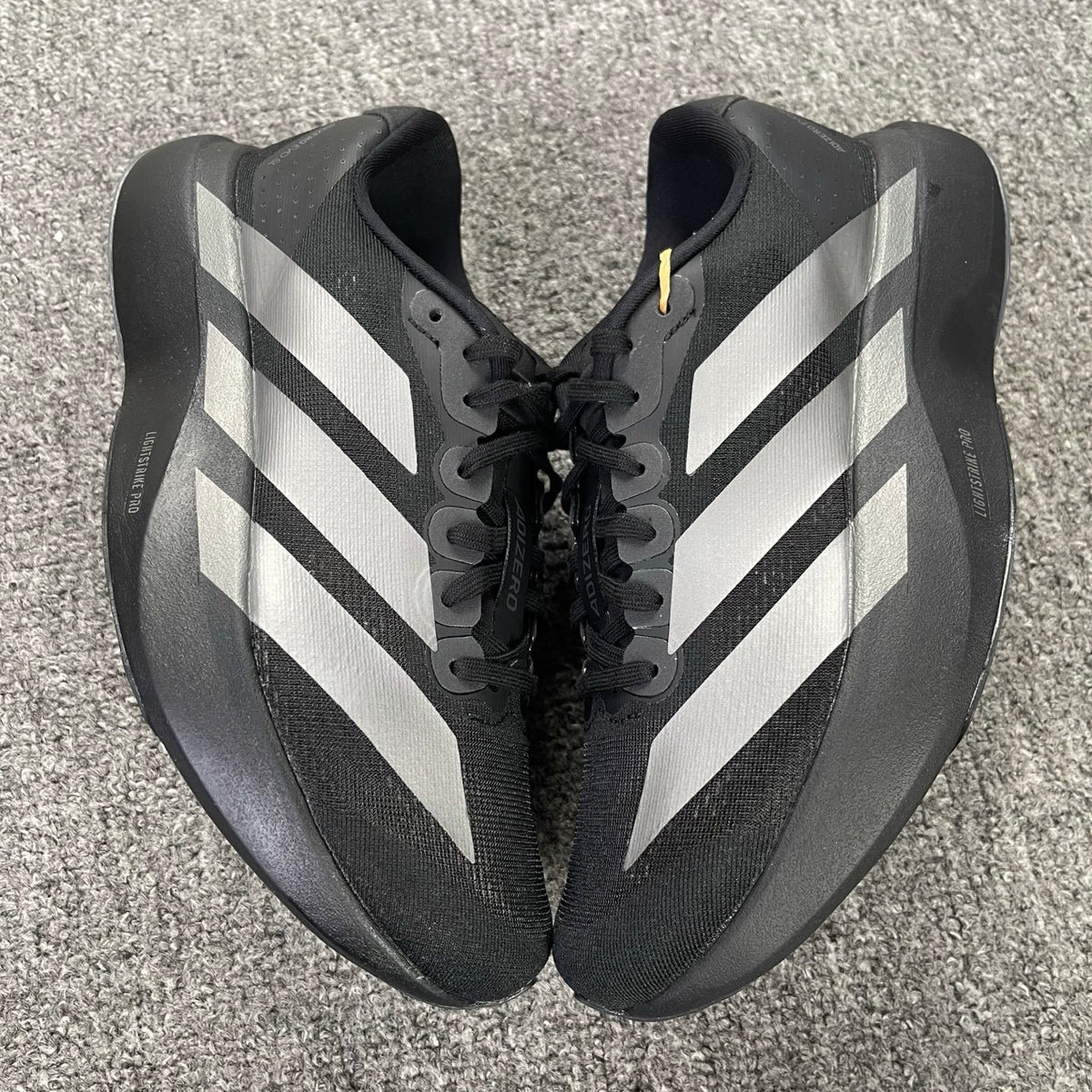 adidas Adizero Evo SL Core Black and Silver Metallic