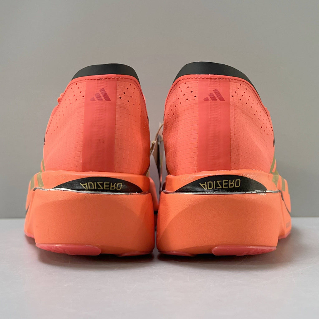 Adidas Adizero Adios Pro 5 bright coral-red and metallic gold