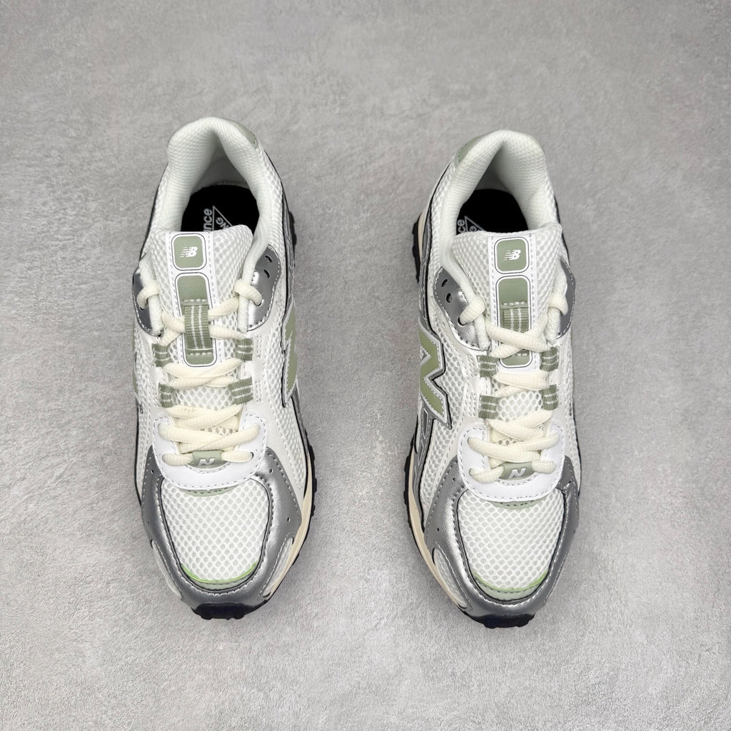 New Balance 204L "Silver Metallic / Sage Green"
