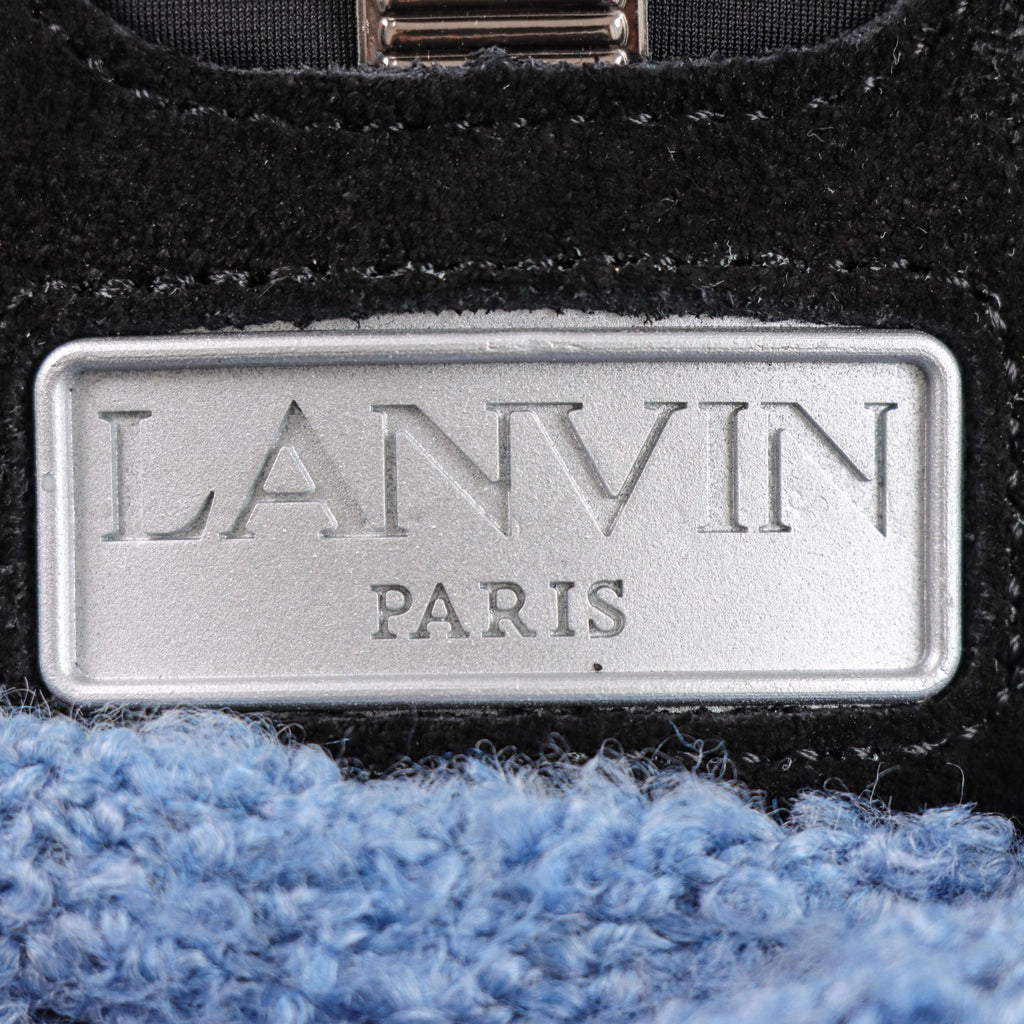 LANVIN CURB SNEAKER Silver Metallic