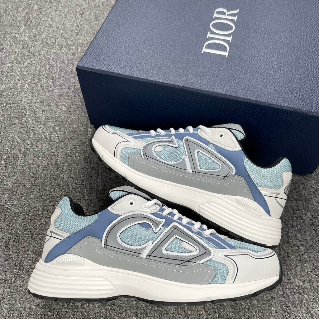 DIOR B30 SNEAKER Countdown light blue, gray, and white
