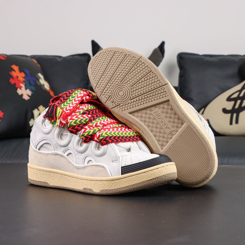 LANVIN SNEAKER white and ivory