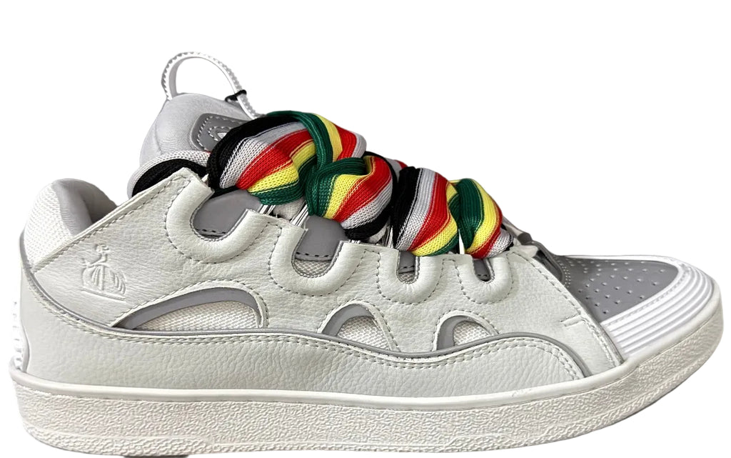 LANVIN CURB SNEAKER white and multicolor