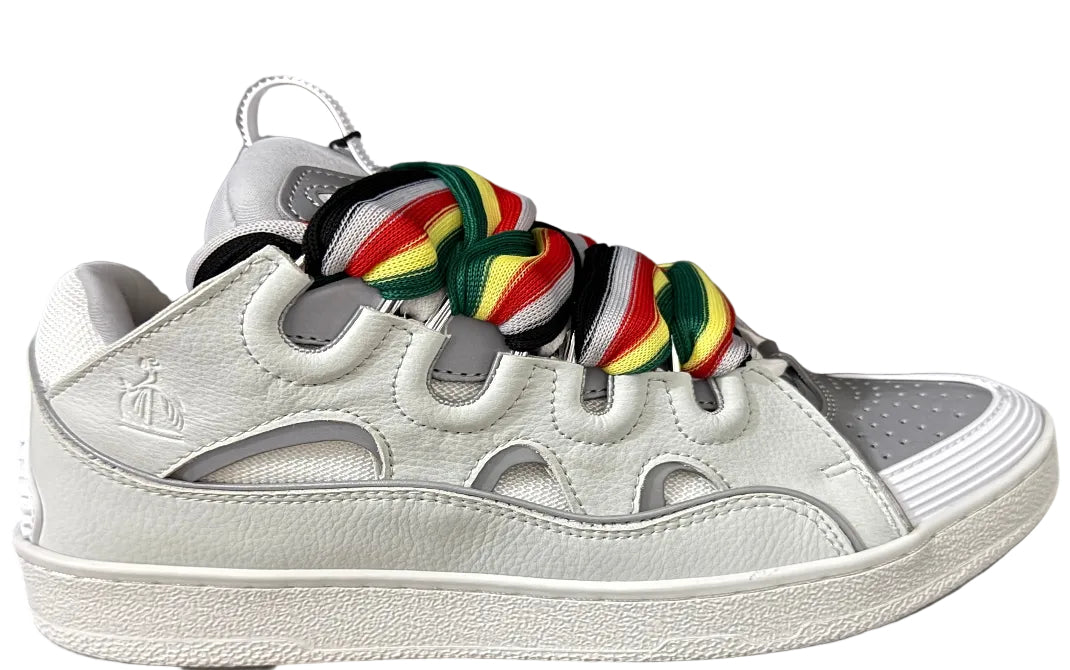 LANVIN CURB SNEAKER white and multicolor