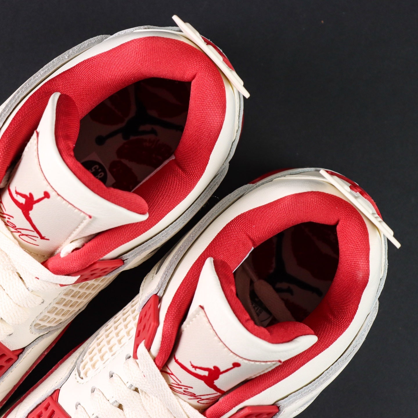 Jordan 4 'Pale Ivory Tough Red'