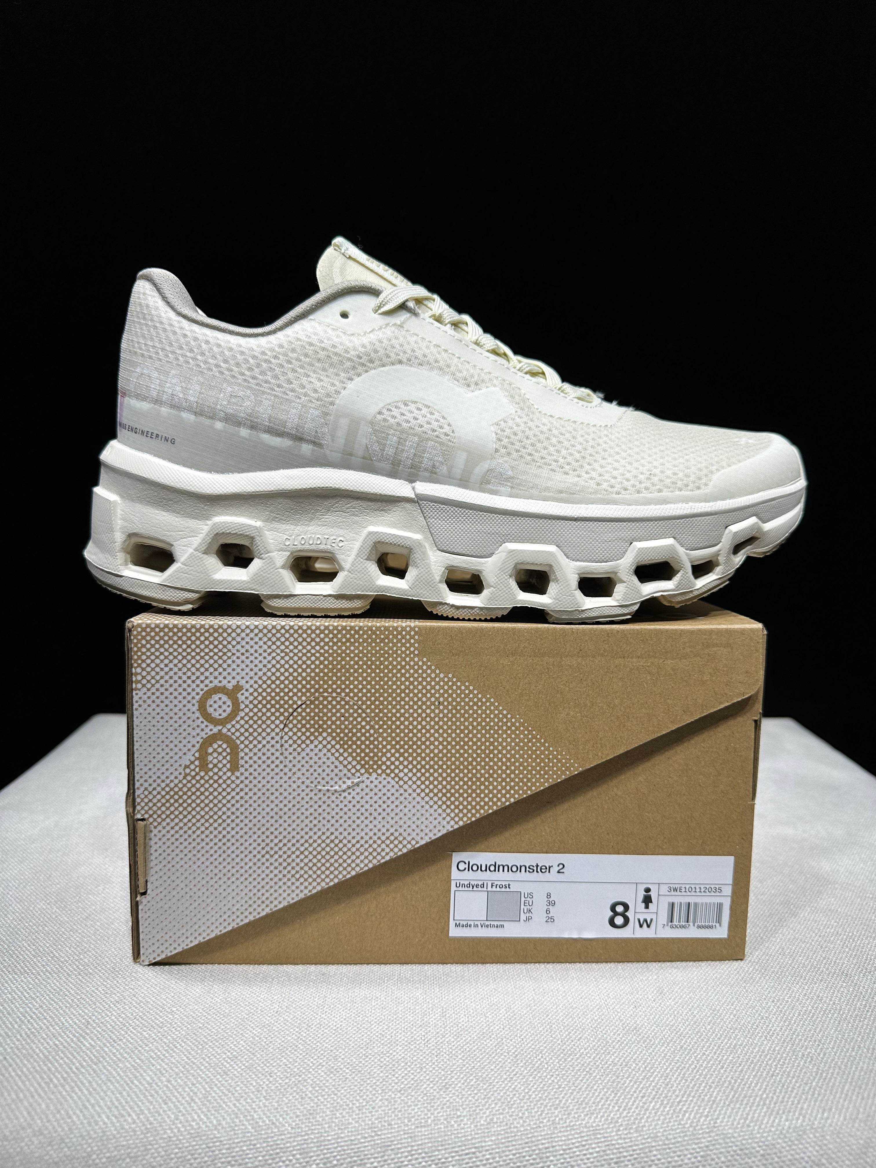 ON - Cloudmonster 2 'Invincible Ivory White'
