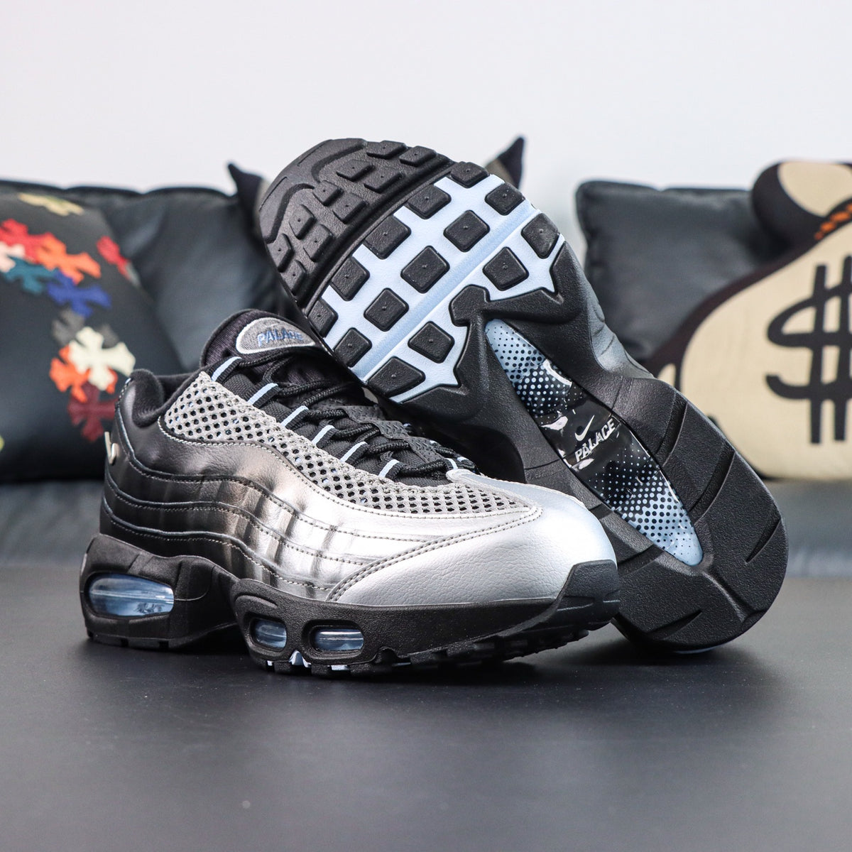 Nike Air Max 95 Big Bubble x Palace 'Metallic Silver'