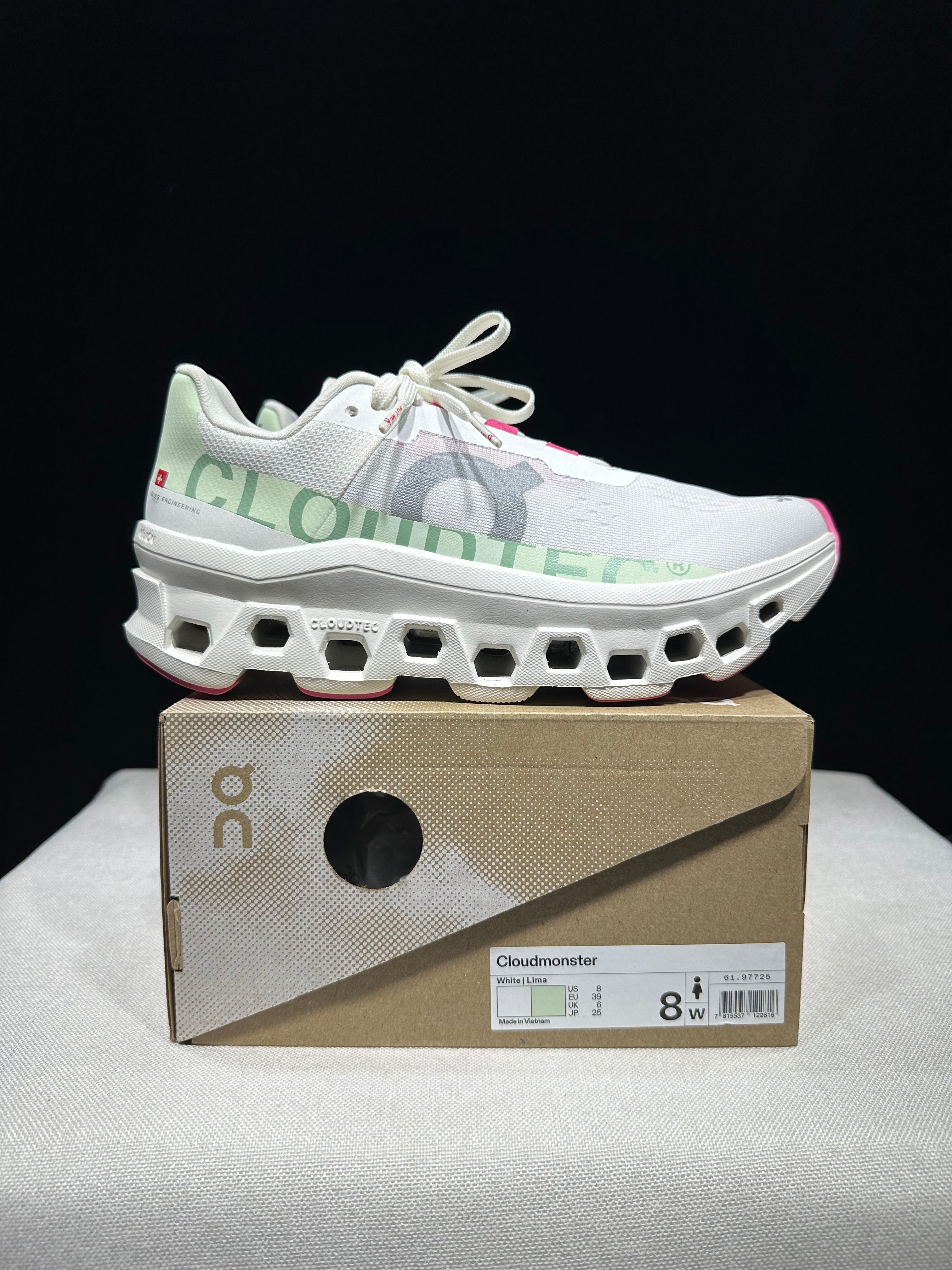 ON - Cloudmonster 'White | Lima'