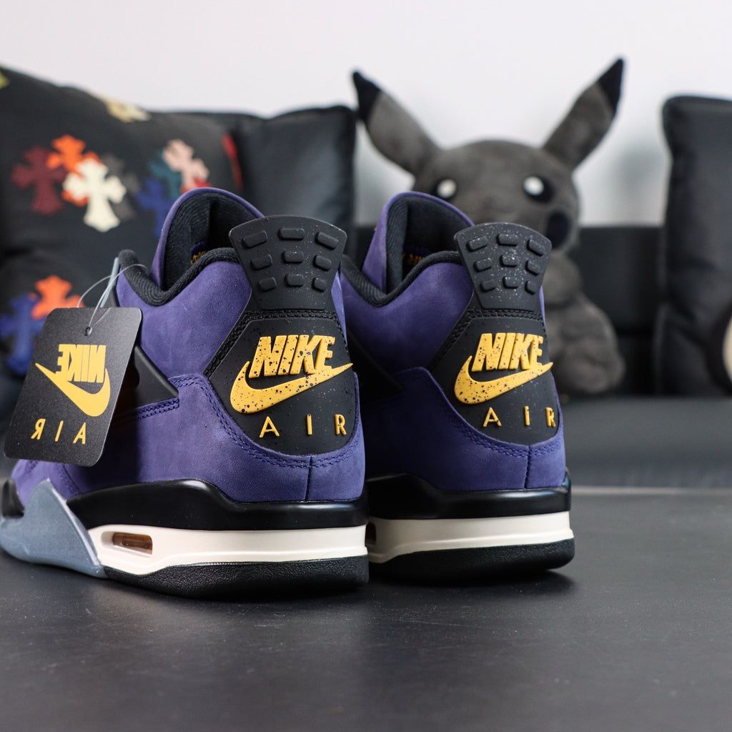 Jordan 4 Retro Lakers Lakeshow "Imperial Purple"
