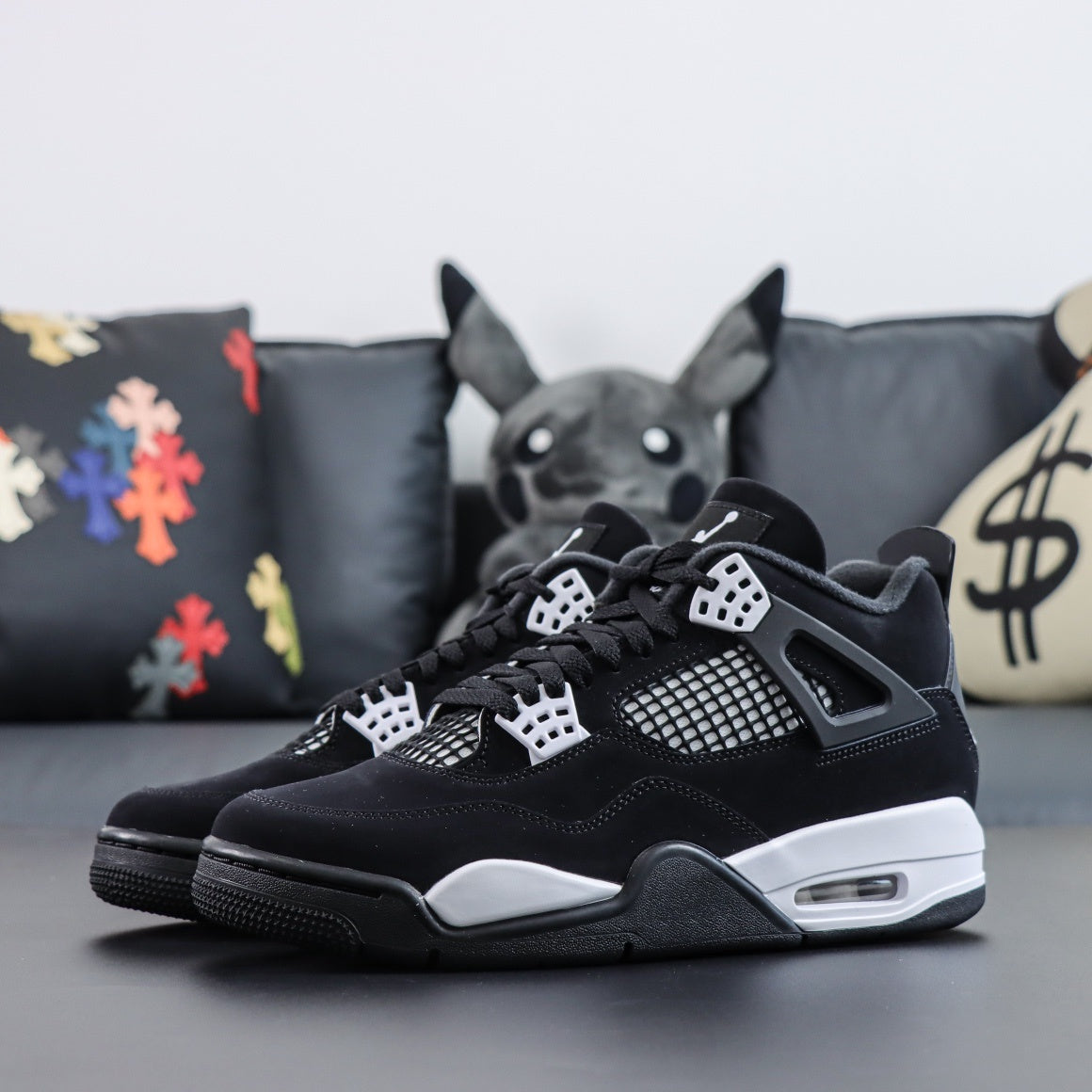 Jordan 4 Retro 'White Thunder'