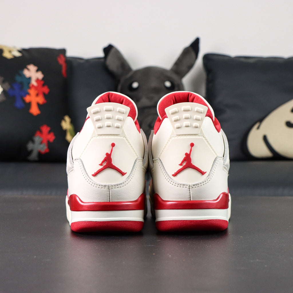 Jordan 4 'Pale Ivory Tough Red'