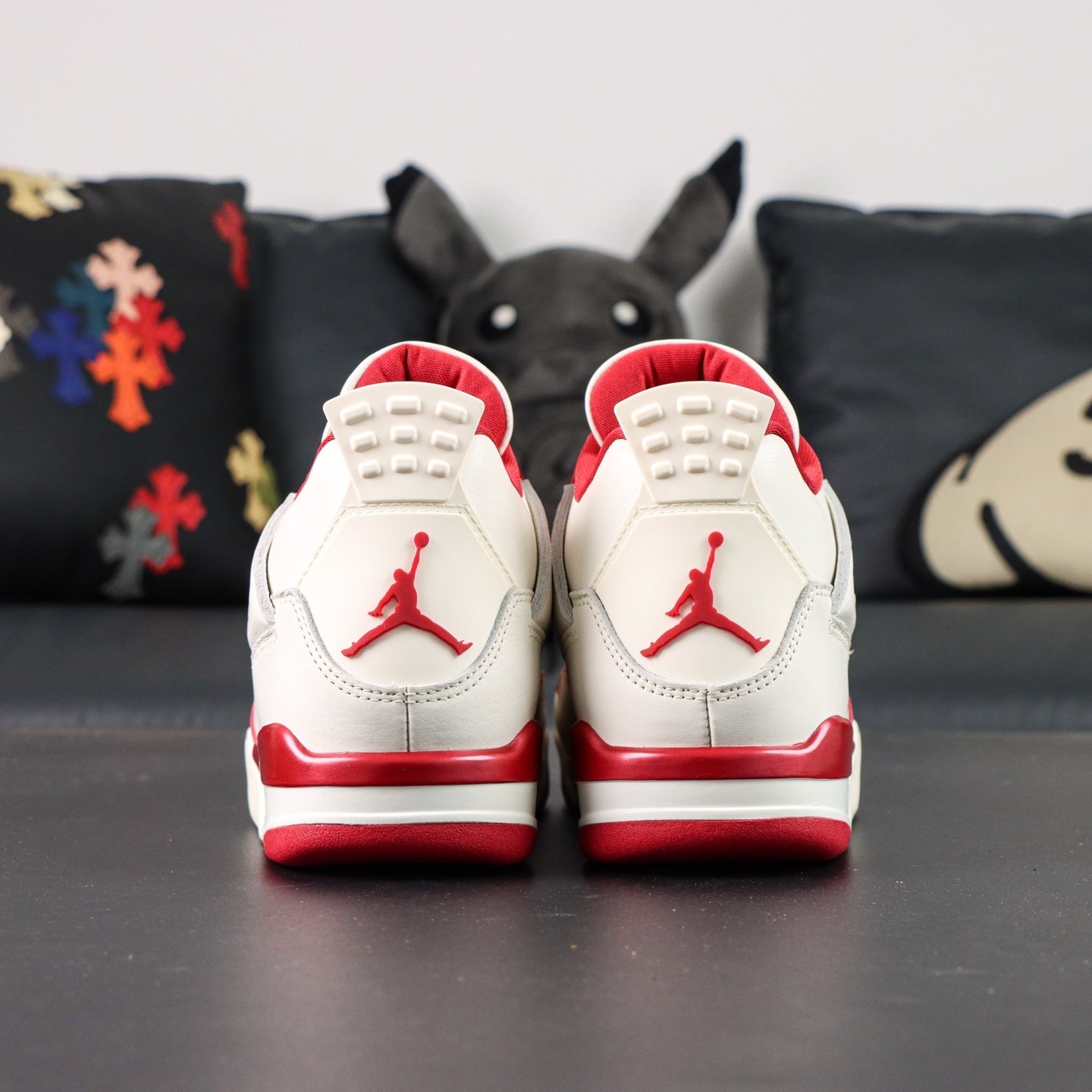 Jordan 4 'Pale Ivory Tough Red'