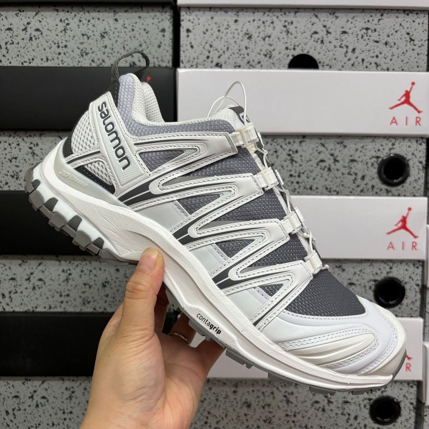 SALOMON-XA Pro 3D 'White Pewter'