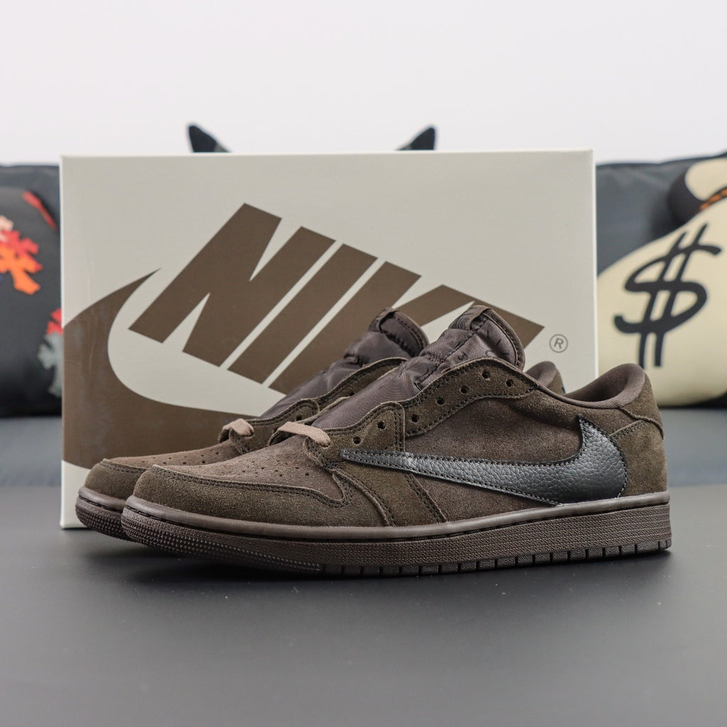 Jordan 1 Retro Low OG SP x Travis Scott 'Velvet Brown'