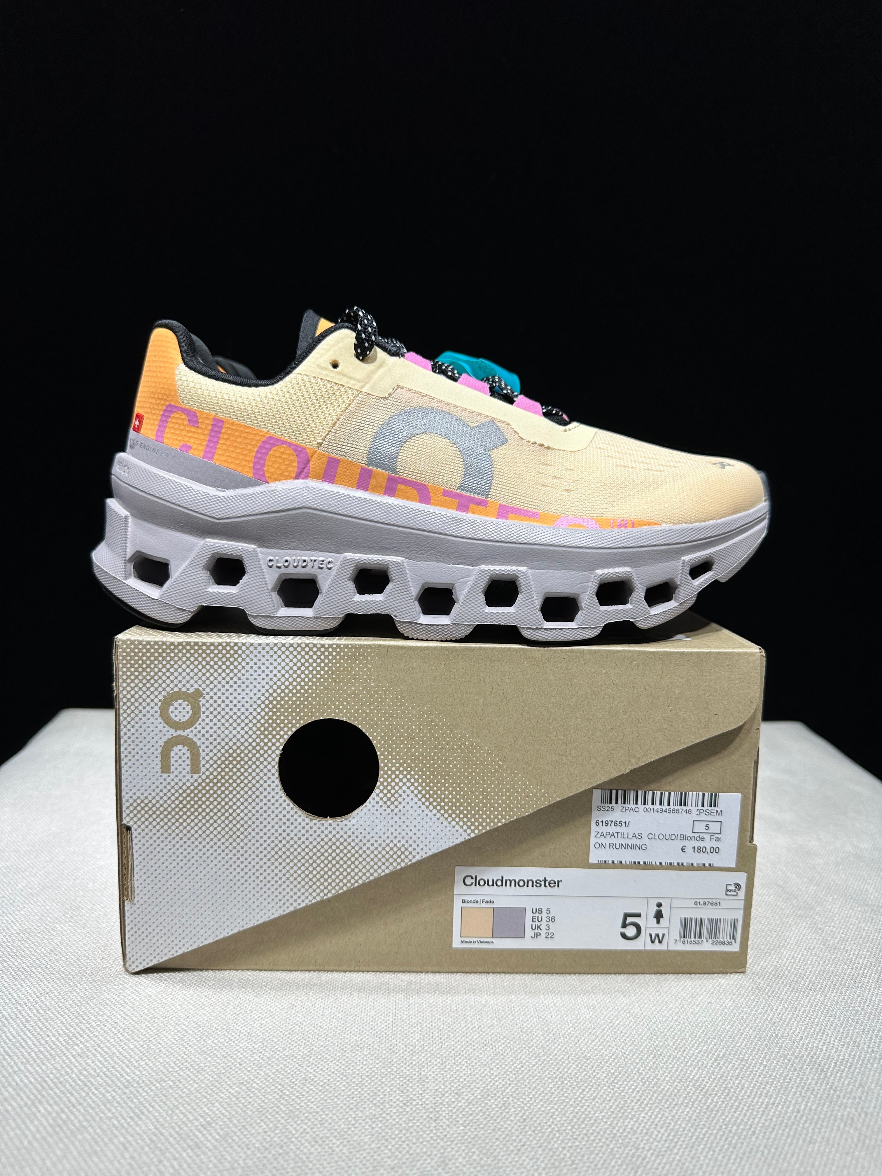 ON - Cloudmonster 'Orange| Beige'