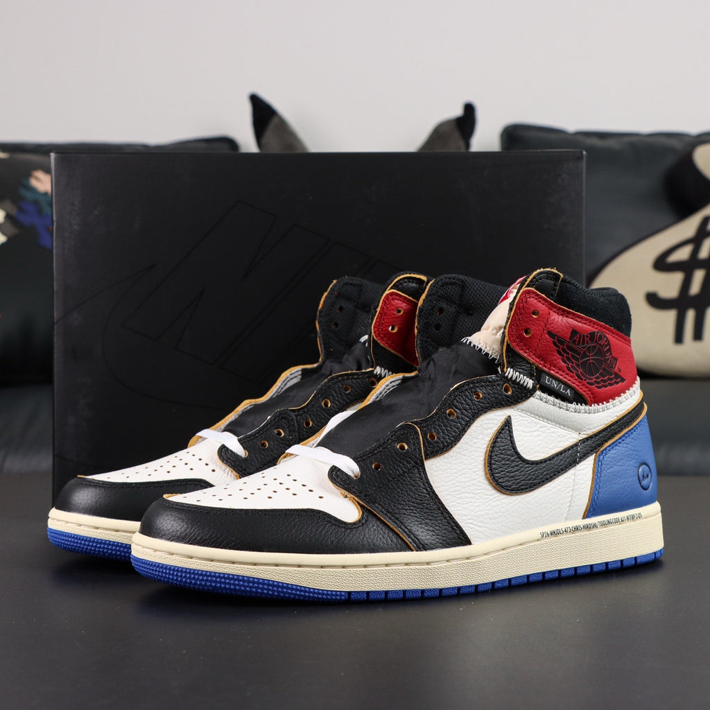 Jordan 1 Retro High x Fragment x Union LA OG SP 'Varsity Red Sport Royal'