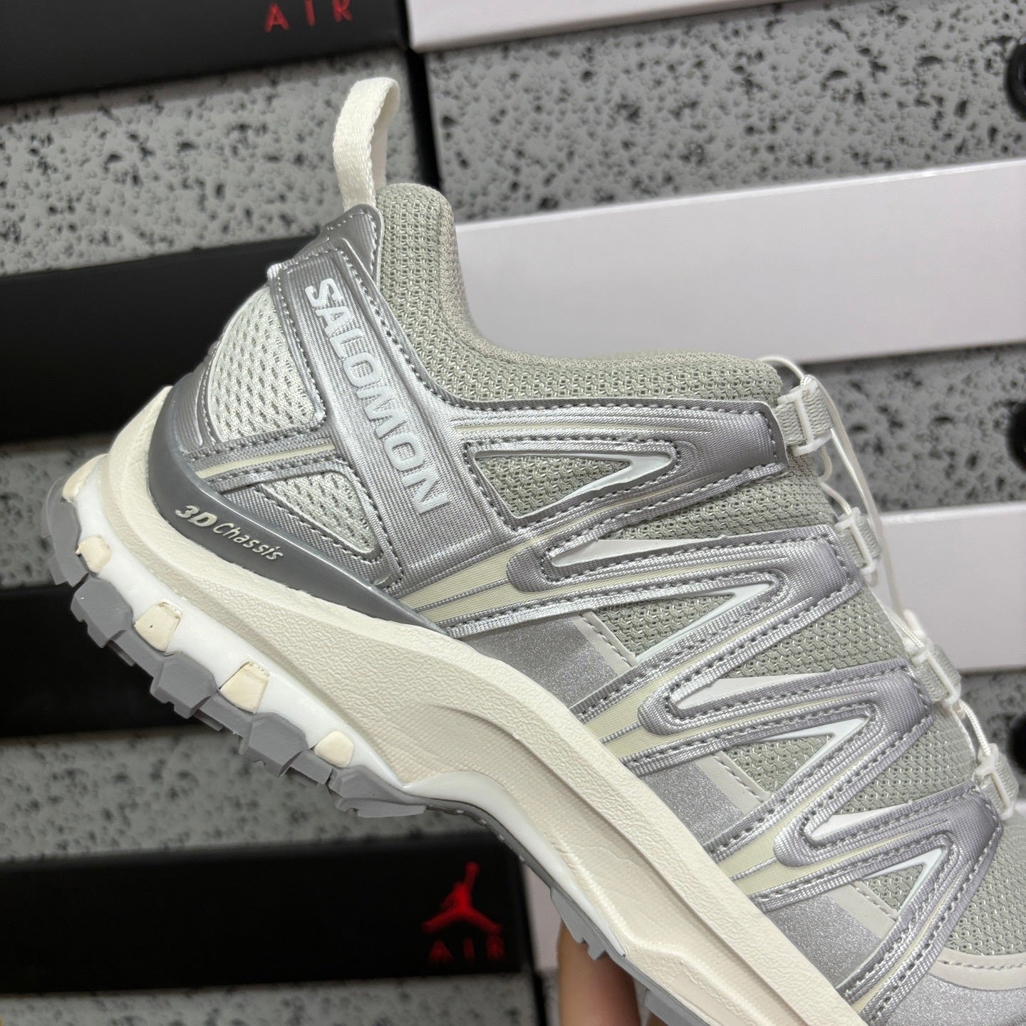 SALOMON-XA Pro 3D 'Dawn Blue Silver Vanilla'