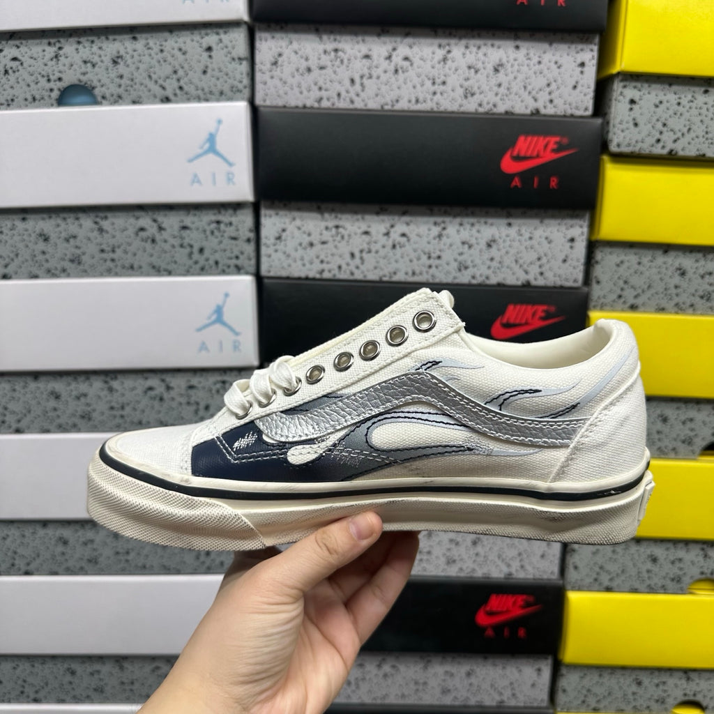 VANS OLD SKOOL ARCHIVE FLAME BEIGE WHITE