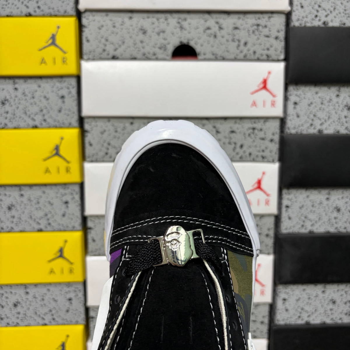 VANS  LXKNU SKOOL TB BAPE MULTI CAMO