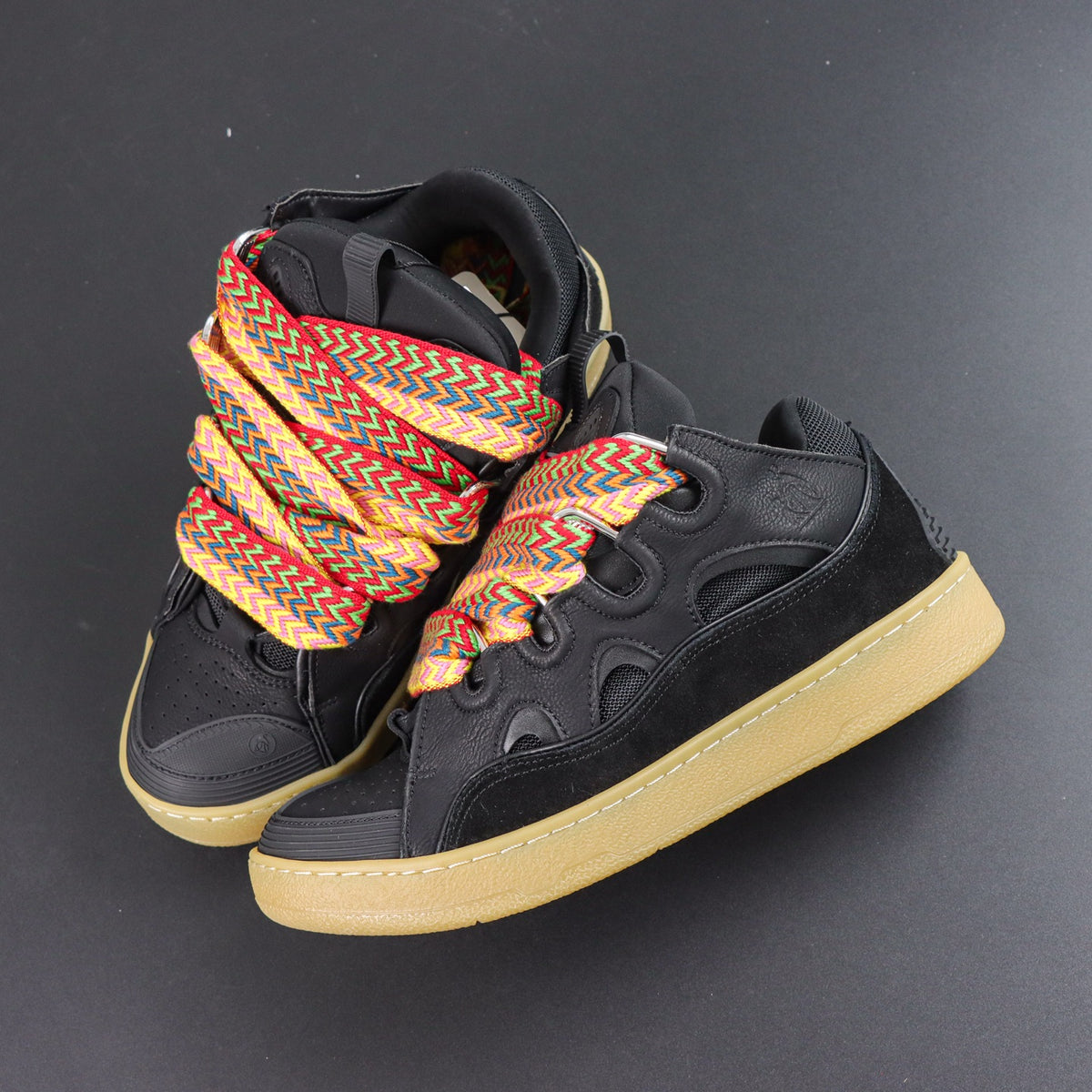 LANVIN CURB SNEAKER Black Gum
