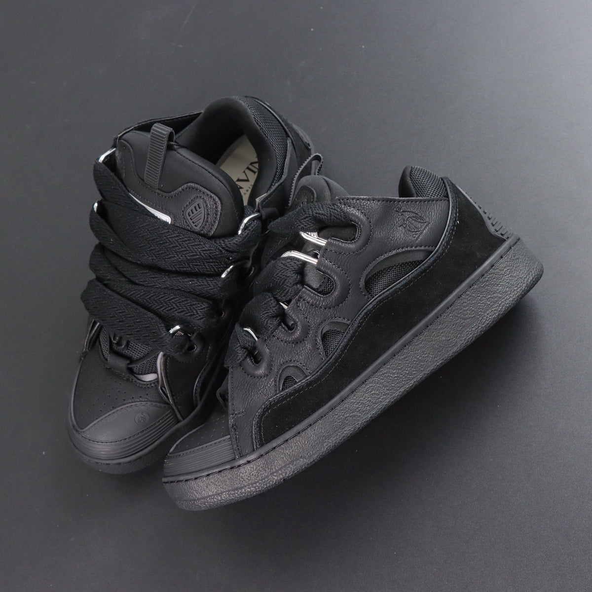 LANVIN CURB SNEAKER Black Black