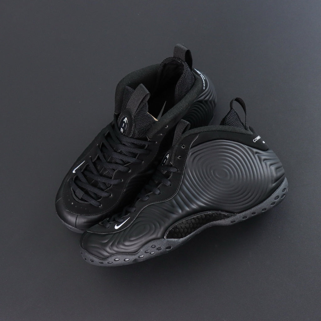 NIKE AIR FOAMPOSITE One Comme des Garcons Homme Plus Black