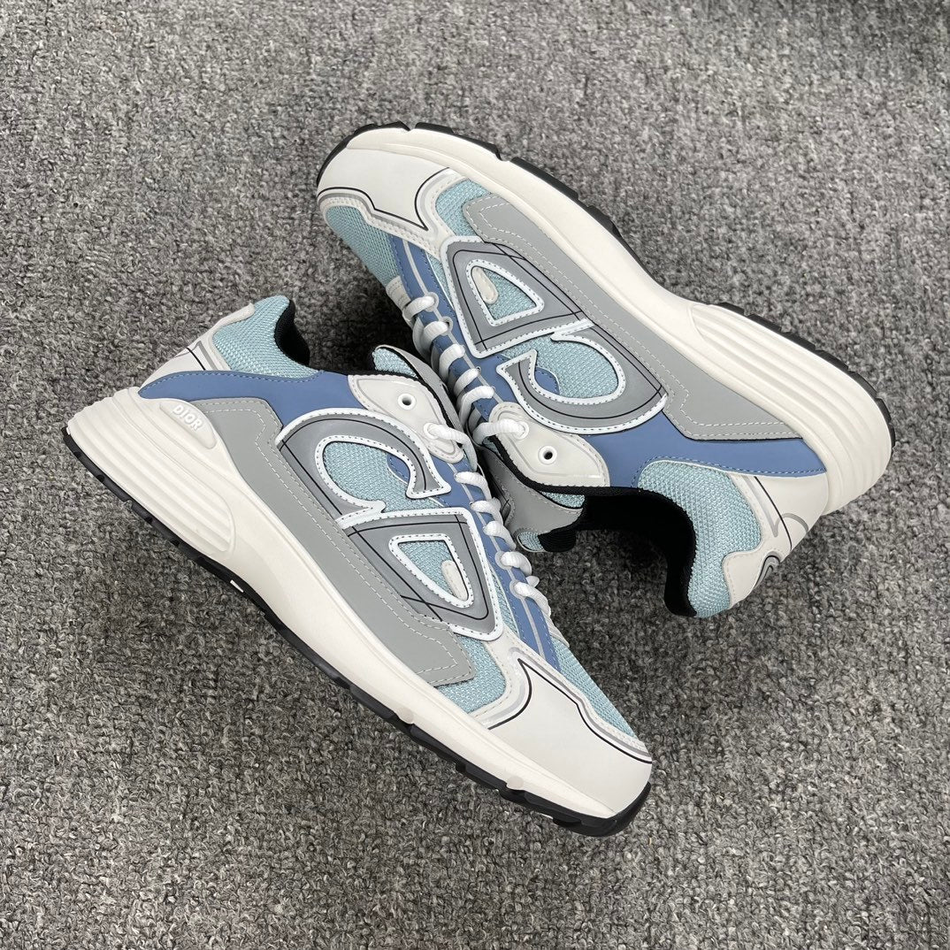 DIOR B30 SNEAKER Countdown light blue, gray, and white