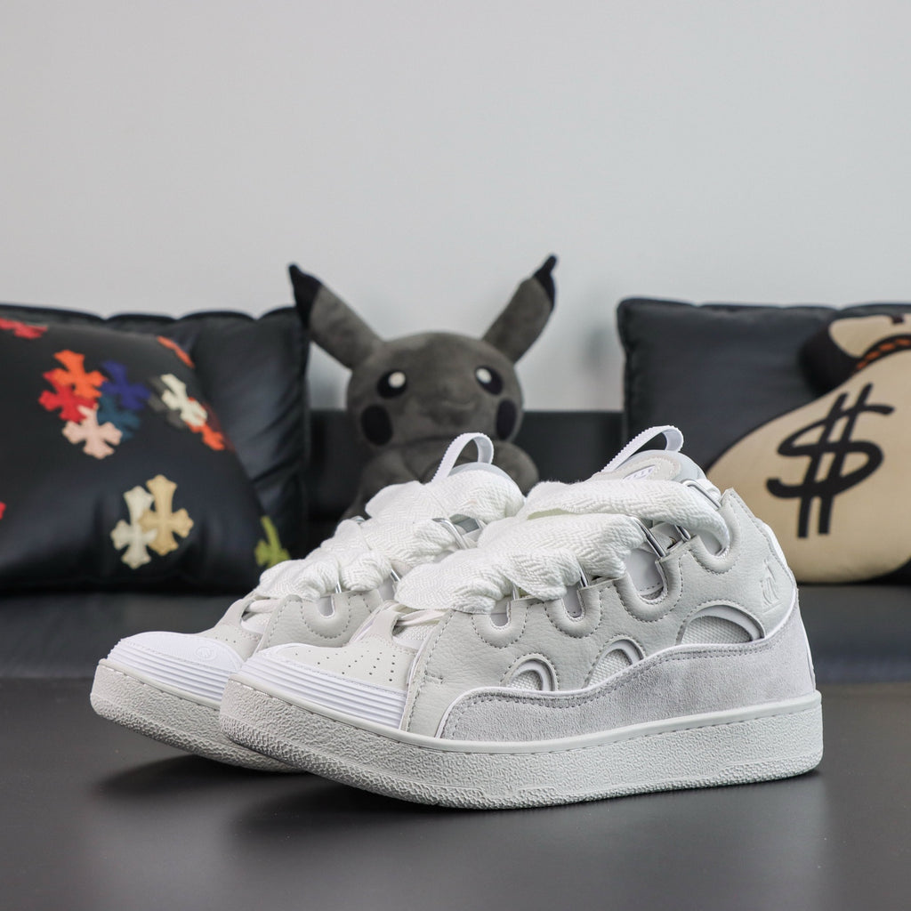 LANVIN CURB SNEAKER TRIPLE WHITE