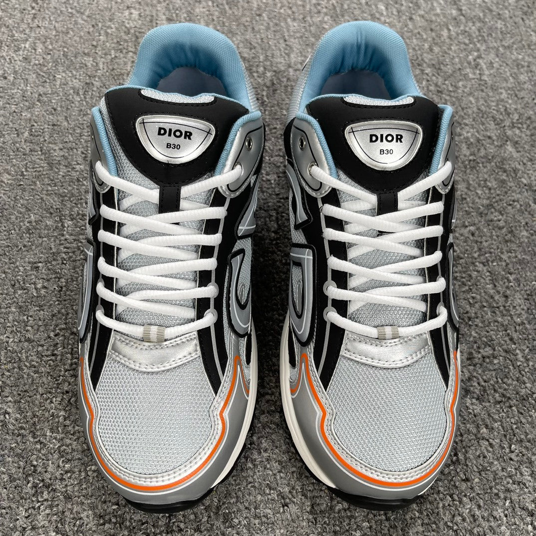 DIOR B30 SNEAKER Silver Dark BLACK
