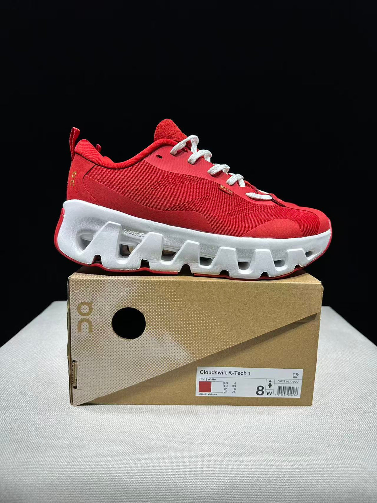 ON - KITH K TECH 1 RED WHITE