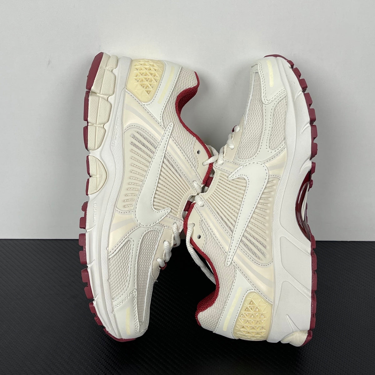 NIKE AIR ZOOM VOMERO 5 "Valentine's Day" Coconut Milk, White, Dragon Red, and Soft Pink