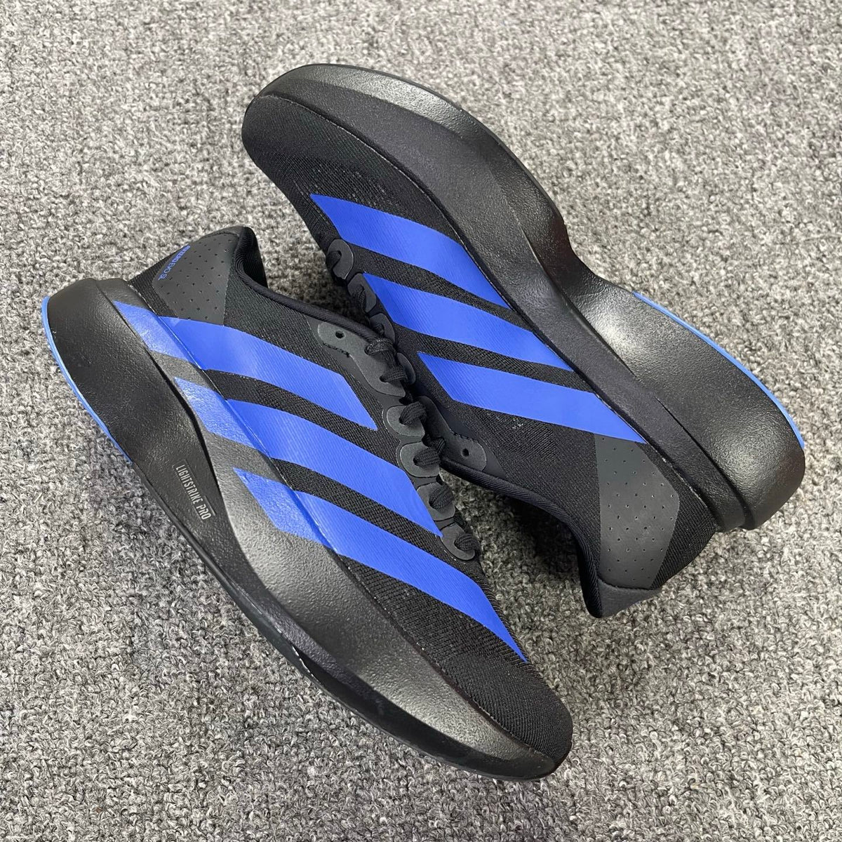 adidas Adizero Evo SL Core Black / Lucid Ray Blue
