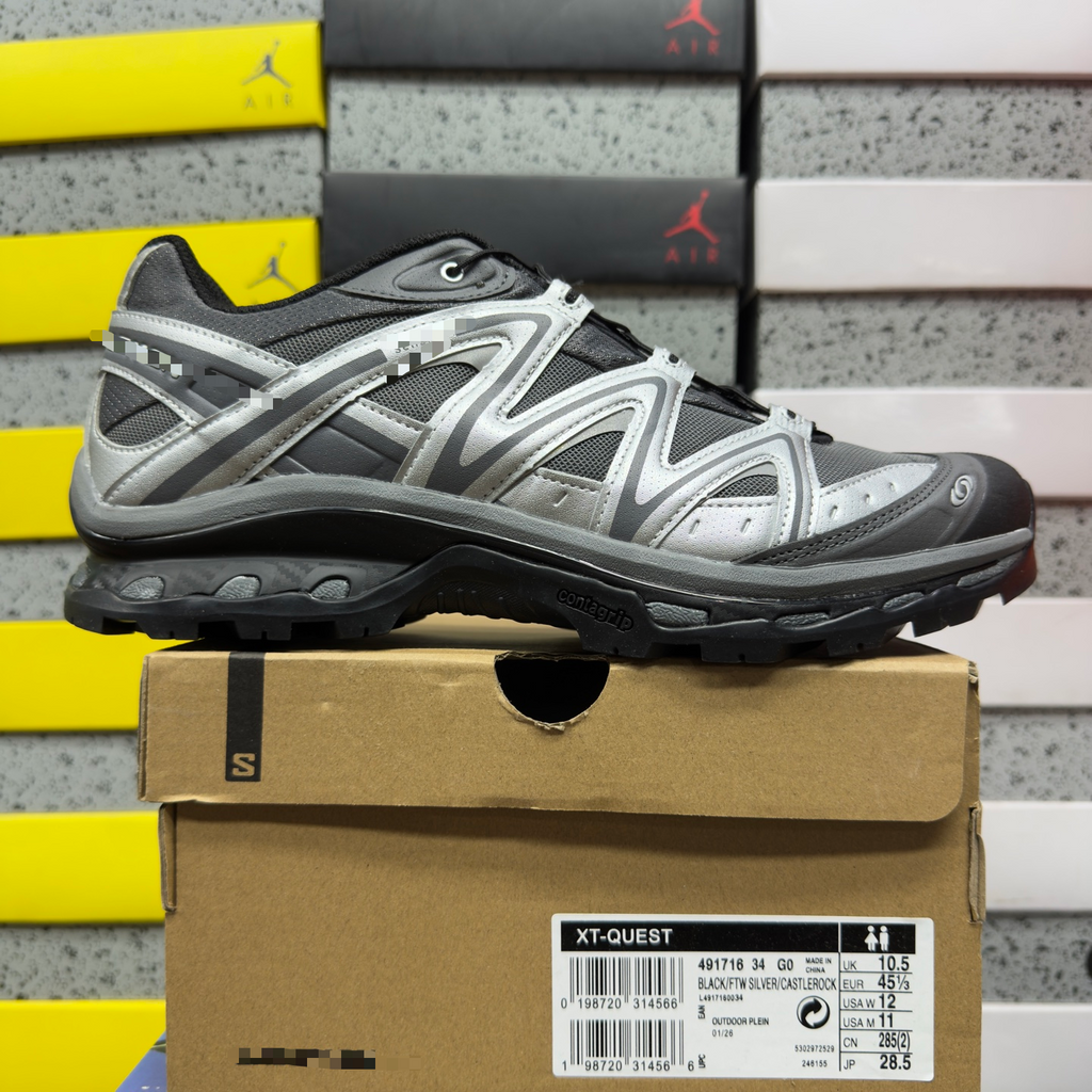 SALOMON-XT-Quest 'Black Silver Castlerock'