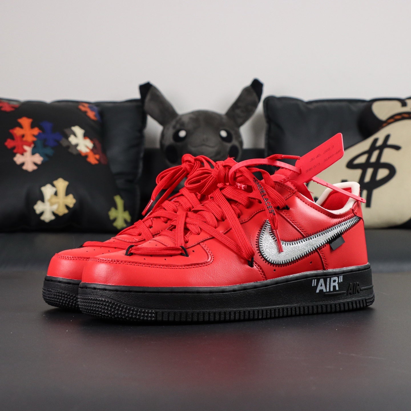 Nike Air Force 1 Low x Off-White 'Crimson University Red'