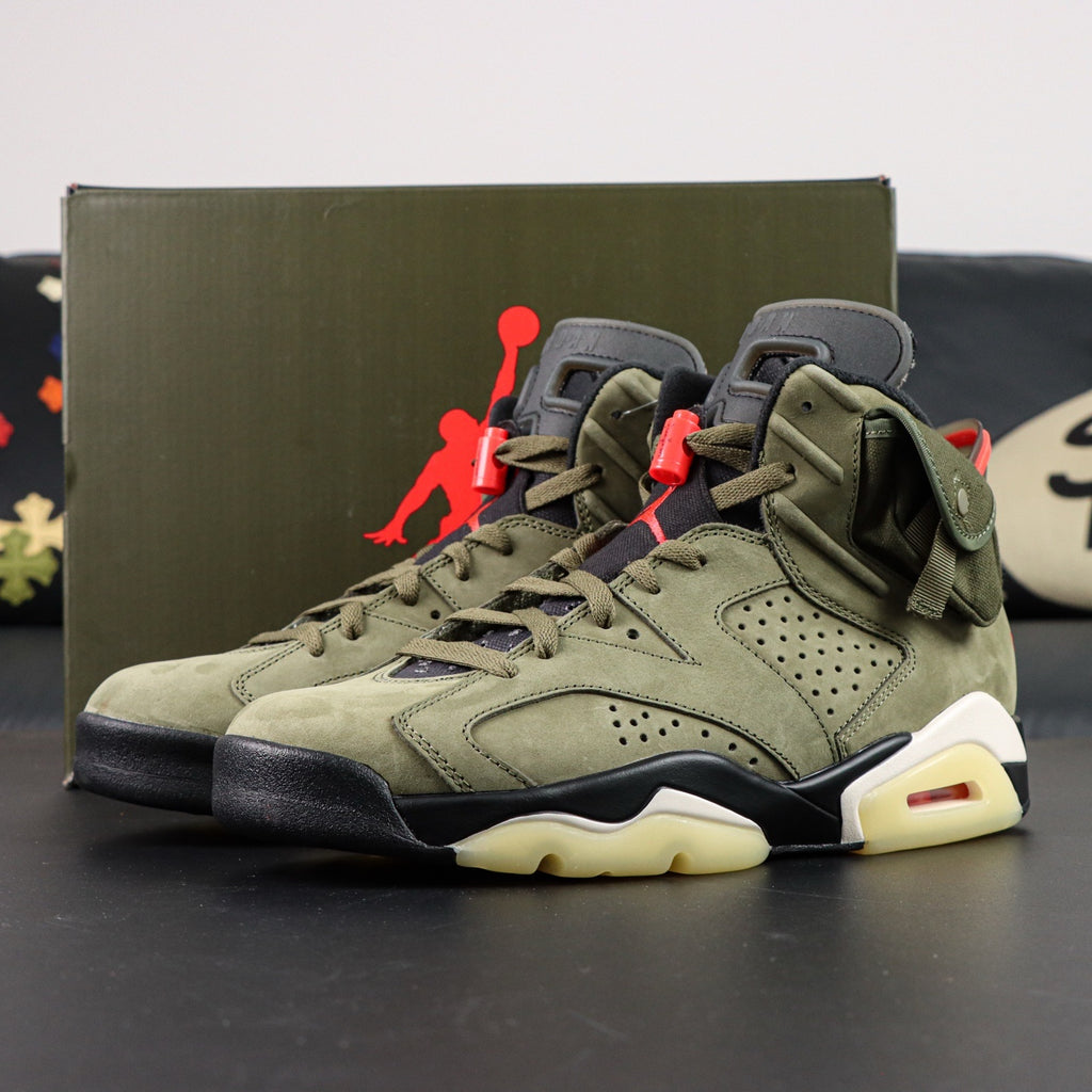 Jordan 6 Retro x Travis Scott 'Olive'